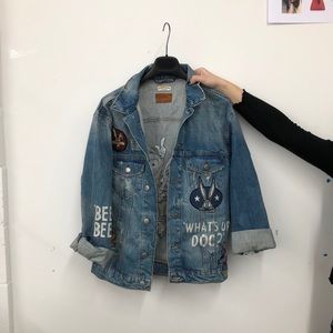 Jean coat looney tunes